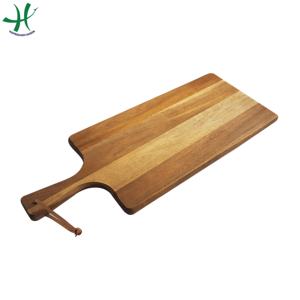 Planche à découper en bois d'acacia rectangulaire, planche à découper sur mesure, cuisine écologique - Product Image 6