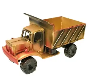 POTS DE PLANTEUR DE HAUTE QUALITÉ POTS DE FLEURS CAMION EN FORME DE CAMION EN FER EN MÉTAL PLANTEUR ROUES NOIRES DÉCOR DE JARDIN - Product Image 1