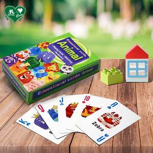 Hoàng gia trẻ em học Tập Giáo Dục động vật chơi thẻ 58x88 mét nước dựa trên tráng 54 thẻ mỗi boong - Product Image 4