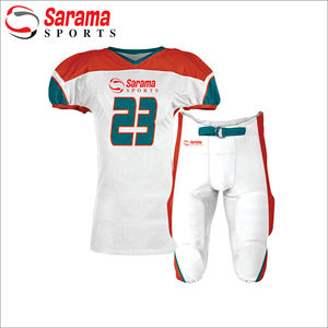 Uniformes Fútbol Calidad superior Personalizado 7 en 7 Uniformes 7v7 Fútbol 100% poliéster Sublimación Americano, - Product Image 2