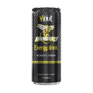 320毫升可以Vinut健康蜂蜜柠檬能量饮料价格whosale OEM自有品牌