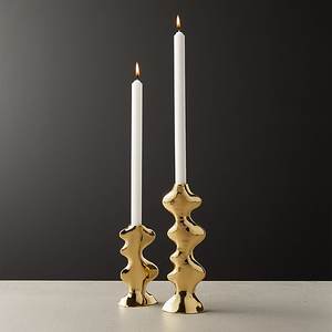 Wholesale Home Decorative <b>Cheap</b> Metal <b>Candle</b> Holders Set of 2 Bronze Finished Luxury Handmade <b>Candle</b> Holder Pillar for Sale - Product Image 5