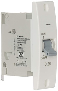 Reve RMCB#65 25A SP C Mini MCB 1 Pole High Quality Best Miniature <b>Circuit</b> <b>Breaker</b> White-for MV&HV Products at Bulk Rate - Product Image 2