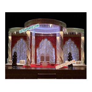 Dernier design de mandap de mariage en fibre de cristal, décoration de mandap de mariage en cristal, fabricant de mandaps aux États-Unis - Product Image 1