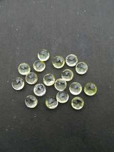 Cabujón de cuarzo limón Natural de 6mm al por mayor corte Rosa suelto fabricación de joyería especial óptica de alta calidad calor de diamante IGI - Product Image 3