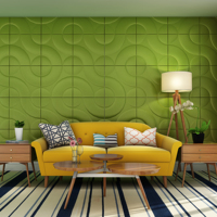 Autocollant mural en cuir PU 3D, décoration murale de salon, haute qualité, panneau en brique