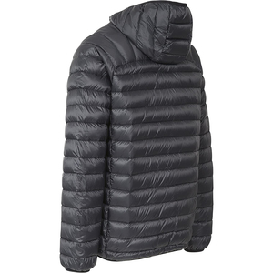 Chaqueta a prueba de viento de invierno personalizada para hombre a la moda chaqueta de burbuja con capucha y cremallera con diseño estándar a precio al por mayor - Product Image 3