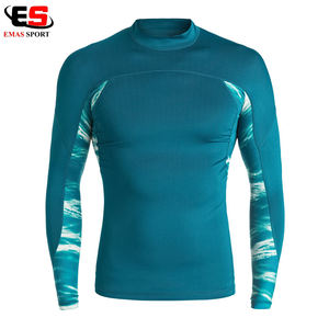 Long Sleeve <b>Mens</b> BJJ MMA <b>Compression</b> Rash Guard | High-Performance Activewear for Training & Gym - Product Image 4