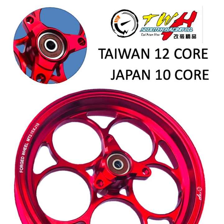 TWH DIO AF28 Forge 10 Inch Motorcycle Sport Rim Wheels for Honda