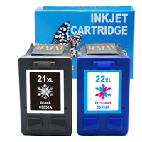 Cartouche d'encre à jet d'encre UniPlus 21 22 XL 21xl 22xl C9351A C9352A pour imprimante hp