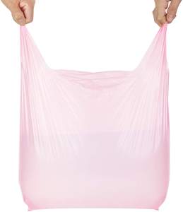 Sacs à provisions personnalisés à gousset latéral avec gravure Matériau HDPE recyclable du Vietnam - Product Image 1