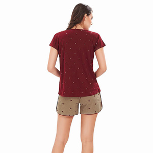 ชุดเสื้อยืดคอกลมแฟนซีกับกางเกงขาสั้นชุดฤดูร้อนออกแบบอย่างมีสไตล์ - Product Image 2