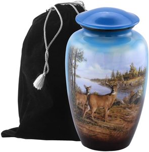 โกศศพสำหรับผู้ใหญ่แบบอเมริกัน รุ่น FU-2070 ทำจากโลหะผสมทองเหลืองและไม้ จากบริษัท Brassworld India (34648) - Product Image 3