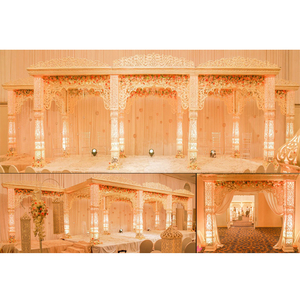 Glorioso Hindu Marriage Palace Mandap Grand Indian Wedding Decor & Setup para Big Fat Indian Weddings - Product Image 1