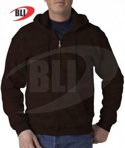 Sudaderas con capucha de invierno con cremallera para hombre de la mejor calidad 100% poliéster polar logotipo personalizado patrón a cuadros ropa informal - Product Image 1