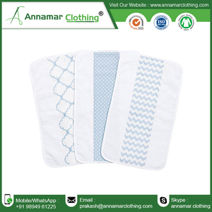 Rganic-muselina de algodón para eructo de bebé, paño personalizado con etiqueta privada para alimentación, gasa doble para eructar, 100% O - Product Image 5