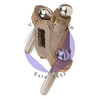Connecteur de raccordement robuste 8-4/0 pour enterrage direct, en bronze, type LUG, pince de mise à la terre, borne de liaison pour barres d'armature, tuyaux et fils nus