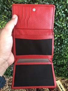 Petit portefeuille compact en cuir véritable de haute qualité pour femme avec poche à monnaie zippée - Product Image 6