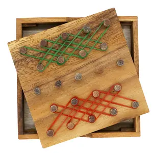 BSIRI-Juego de bloques de construcción con diseño de triángulo para niños, juguete educativo de madera Natural, 50 unidades