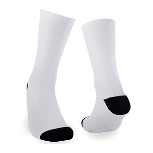 Chaussettes de sport en coton/spandex imprimées par sublimation numérique 3D personnalisées en gros, antibactériennes, vierges, pour sublimation - Product Image 3