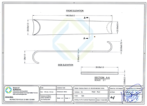 Roux Retractor ผ่าตัดหดชุด3 - Product Image 4