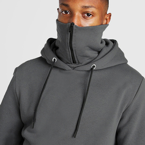 GAF OEM Hombres Manga larga Cremallera Embudo Escote Sudadera Frente Media cremallera Pullover Sudadera - Product Image 3