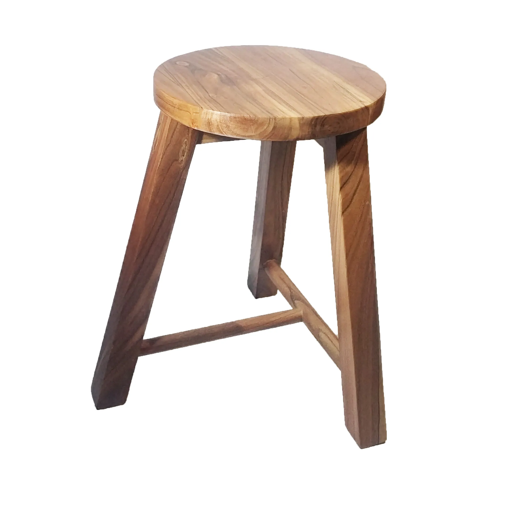 Home Bar Height Stools-Backless Barstools with Hairpin Legs Wood Seat-Kitchen or Dining Living- Modern Room Furniture