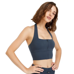 Buena calidad spandex/poliéster transpirable moda Sexy mujer Fitness Yoga Sujetador deportivo para la venta - Product Image 1