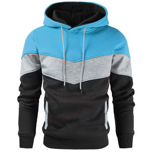 Jersey de manga larga ajustado de diseño personalizado para hombre, Sudadera con capucha de tela francesa de Color sólido para entrenamiento de invierno, sudadera de Fitness - Product Image 1