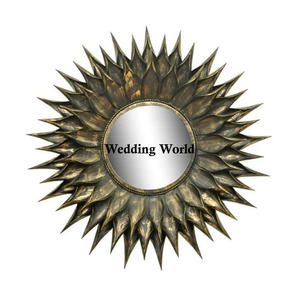 Miroir mural décoratif de haute qualité Miroir fait main de couleur personnalisée Miroir mural design de forme ronde élégant classique - Product Image 4