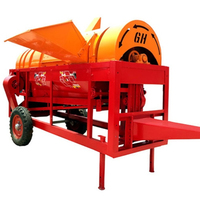 Machine à battre le millet largement utilisée en gros, équipement de traitement de décorticage des graines de sorgho pour la ferme