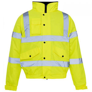 Chaqueta reflectante de alta visibilidad para hombre, ropa de trabajo de dos tonos, Hi vis, bomber, de seguridad - Product Image 1