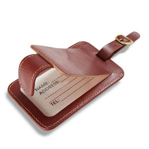 Étiquettes pour bagages en cuir véritable, en cuir véritable, à la mode, personnalisées, pour sac à main/meilleur prix, 100 pièces - Product Image 2