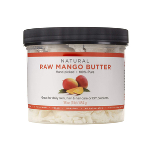 Mantequilla de Mango de piel, pelo orgánico sin refinar, crudo, nuevo - Product Image 1