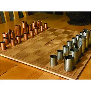 豪华金属象棋套装热卖高品质木制象棋棋盘成人和儿童初学者和专业玩家