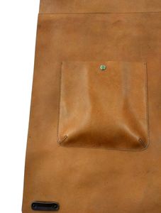 Nouveau tablier de barre en cuir de soudeur de bavoir sans manches de protection de travailleur confortable et pratique fabriqué à partir de polyester durable - Product Image 4