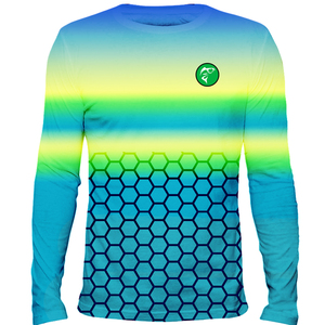 Chemise de tournoi de pêche à séchage rapide anti-UV personnalisée pour hommes matériau respirant évacuant l'humidité UPF 50 Australie taille grande taille - Product Image 5