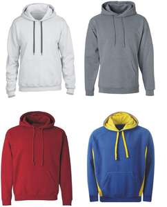 Sweats à capuche unisexe 100% coton Vêtements de sport imperméables avec broderie et impression de logo personnalisé - Product Image 6