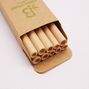 Pailles à boire en bambou naturel poli et séché, bon marché, produit artisanal du Vietnam - Product Image 3