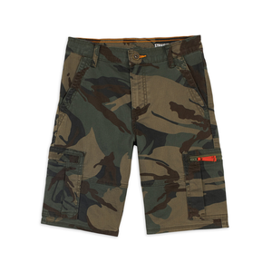 Pantalones cortos Cargo de camuflaje para hombre, pantalones cortos de estilo multibolsillo informales para exteriores, pantalones cortos de calle duraderos hasta la rodilla - Product Image 5