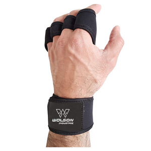 Transpirable hombres mujeres medio dedo entrenamiento levantamiento de pesas entrenamiento de culturismo Fitness gimnasio guantes para Unisex producto de alta calidad - Product Image 5