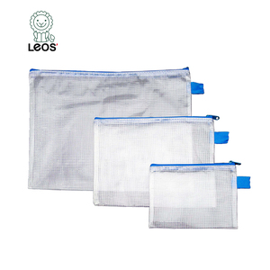 Nhựa Lưới Túi Với Biểu Tượng Tùy Chỉnh Trong Văn Phòng Văn Phòng Phẩm & Tài Liệu Túi Pvc Túi Với Dây Kéo Thư Mục Tập Tin Túi - Product Image 4