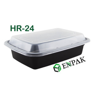 Container Plastic Packing Container Disposable Takeaway Food Container Plastic Food Packaging Box 24oz