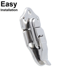 Yeou Cherng adjustable HC261 plated silver <b>metal</b> hasp lock for special <b>storage</b> case hardware screw mounting fashion locks - Product Image 1