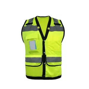 Breathable new style Direct factory product latest fashion private label safety vest best safety vest with reflective tap