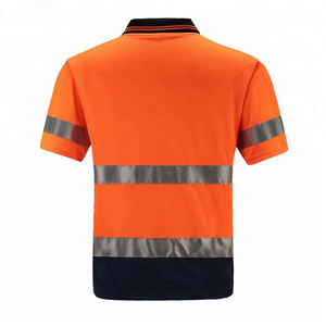 Personalizable trabajo hombres reflectante manga corta Hi Vis seguridad camisetas - Product Image 4