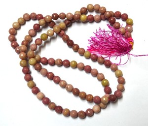 Pedido en línea de Rodonita facetada, Jap Mala, rodonita, precio bajo - Product Image 1