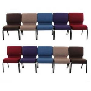 Chaise d'église en métal de haute qualité pour hôtels confortables et durables - Product Image 6