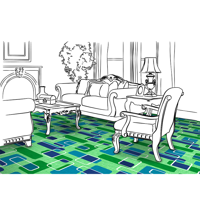 top quality pvc floor covering for home decoration made in