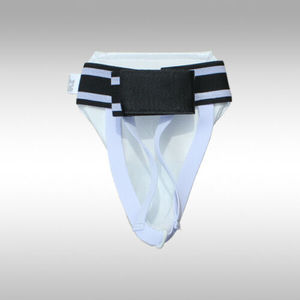 High Quality Custom Made MMA Fight Brief Groin Guard PU <b>Elastic</b> <b>Laces</b> Comfortable Durable Adjustable Groin Pad Protection - Product Image 3